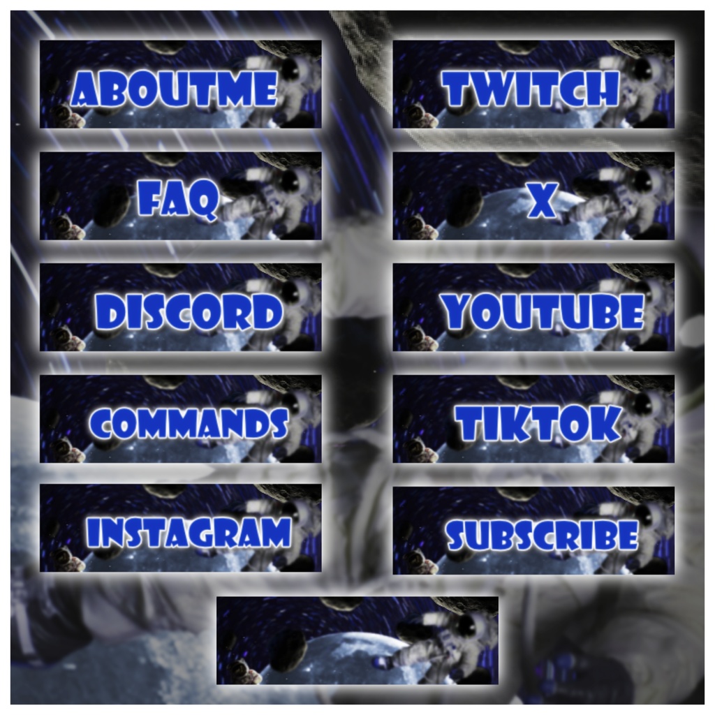 【Twitch Panel】宇宙【無料】