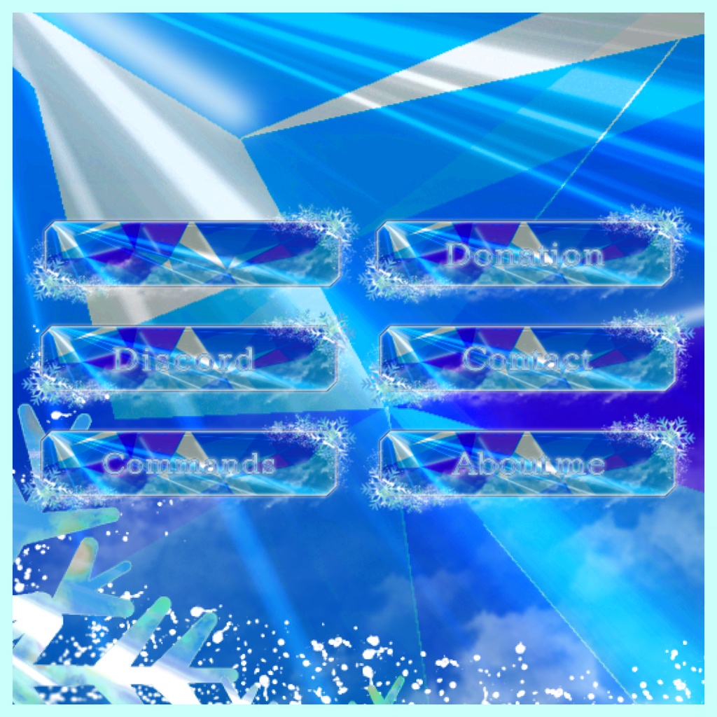 【Twitch Panel】Crystal of snow【配信】