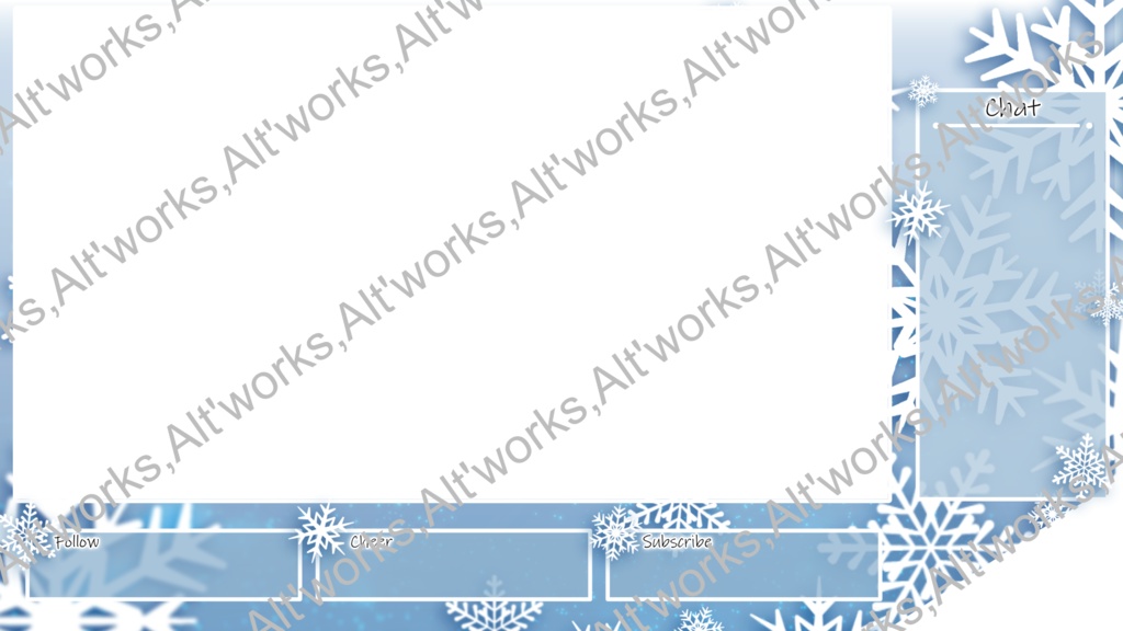 【Overlay】Snow【配信】