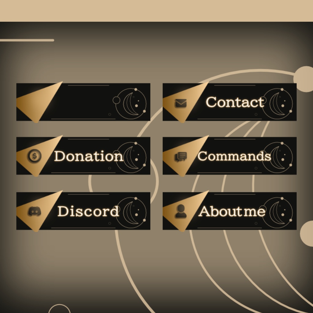 【Twitch Panel】Ligth month banner【配信】