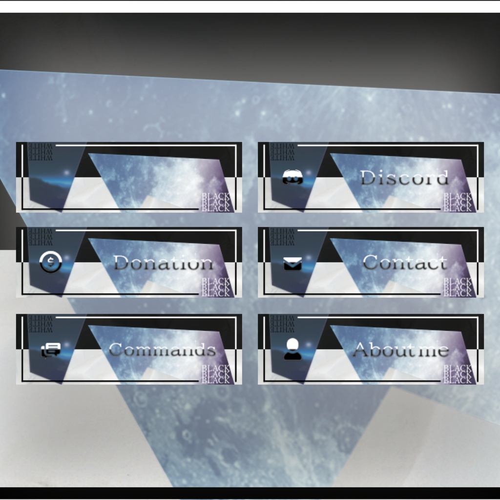 【Twitch Panel】Black White【配信】