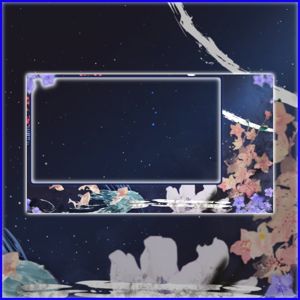 【Overlay】和風【配信】差分あり