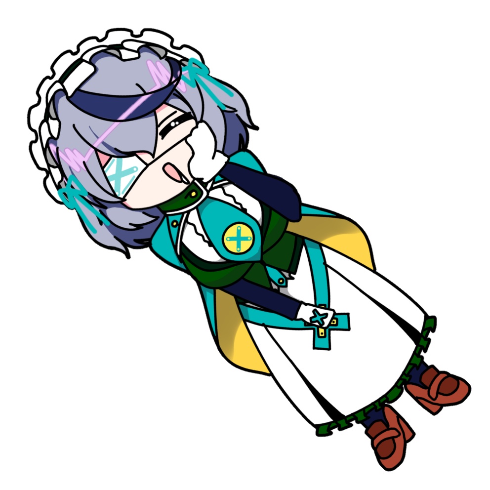 痕部アクリルキーホルダー
