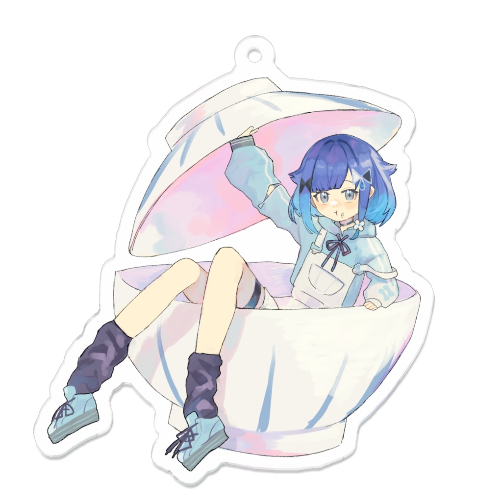 どんぶりこかげちゃんアクキー