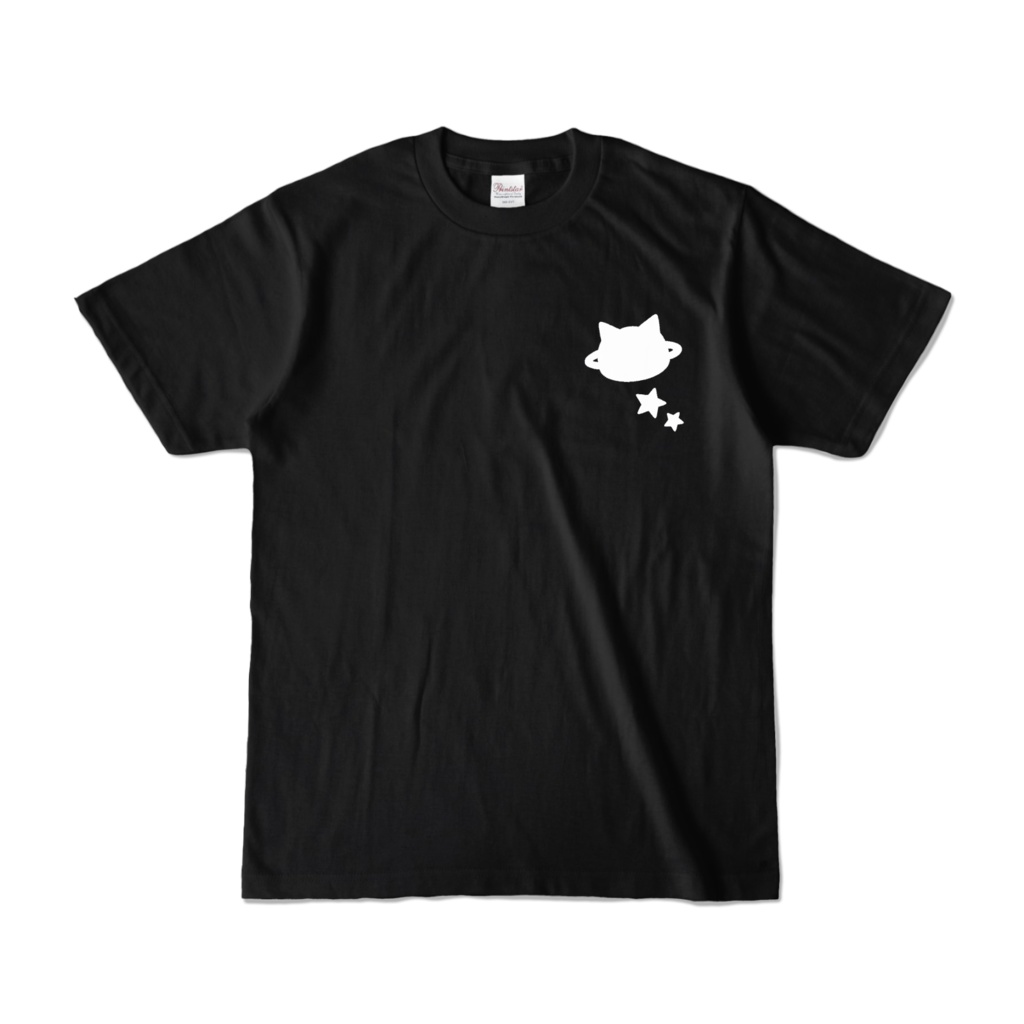 来嶺こぬい ワンポイントTシャツーブラックー