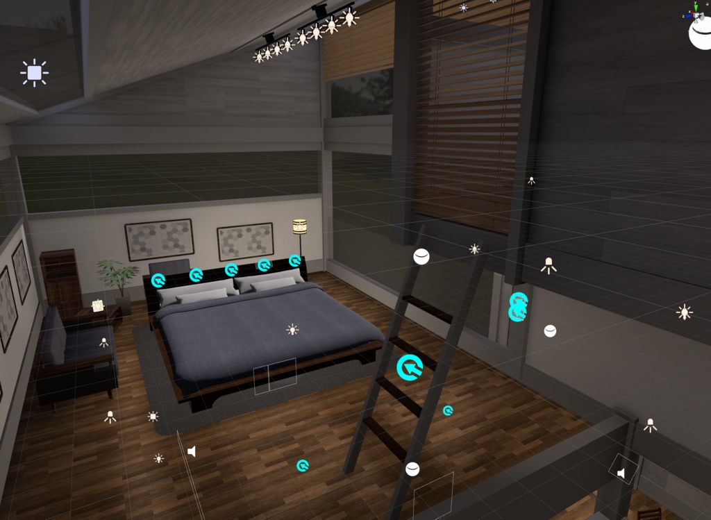 【無料】VRC向けワールドプレハブ「10x10x10m」【Unity2022対応】