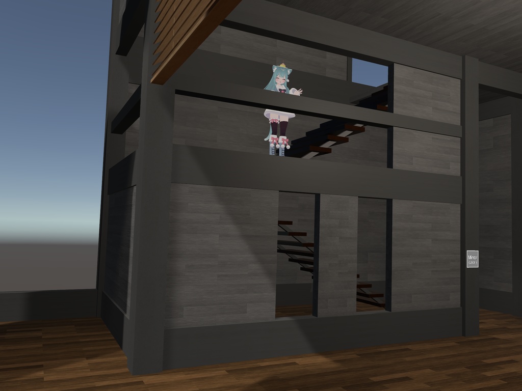 【無料】VRC向けワールドプレハブ「10x10x10m」【Unity2022対応】