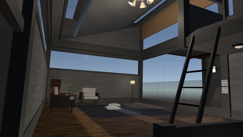 【無料】VRC向けワールドプレハブ「10x10x10m」【Unity2022対応】