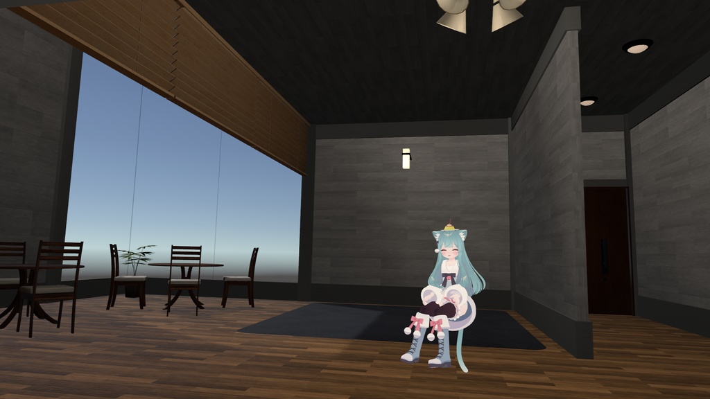 【無料】VRC向けワールドプレハブ「10x10x10m」【Unity2022対応】