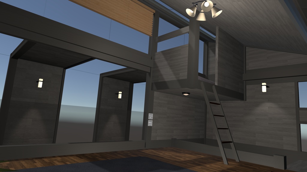 【無料】VRC向けワールドプレハブ「10x10x10m」【Unity2022対応】