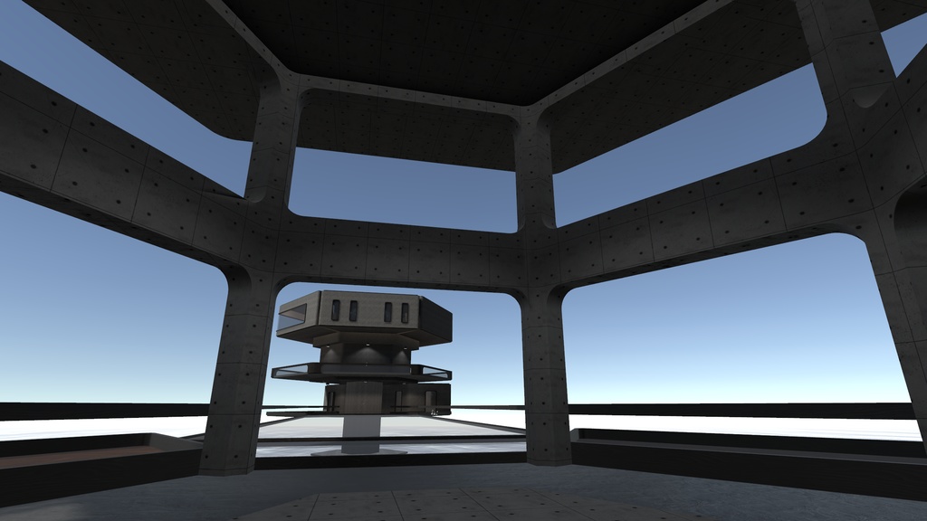 【無料版あり】VRC向けワールドプレハブ「六角形のおうちキット」