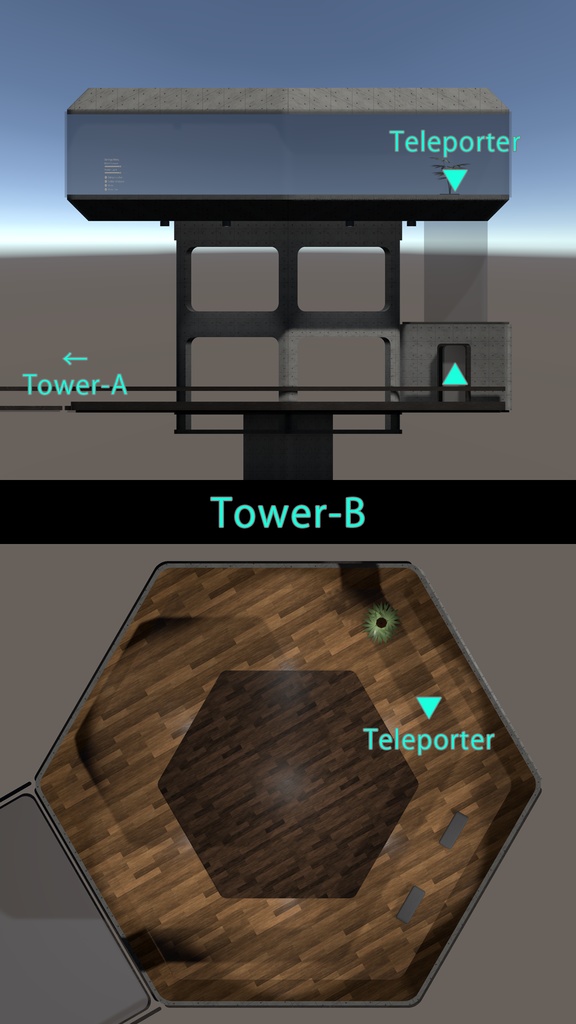 【無料版あり】VRC向けワールドプレハブ「六角形のおうちキット」