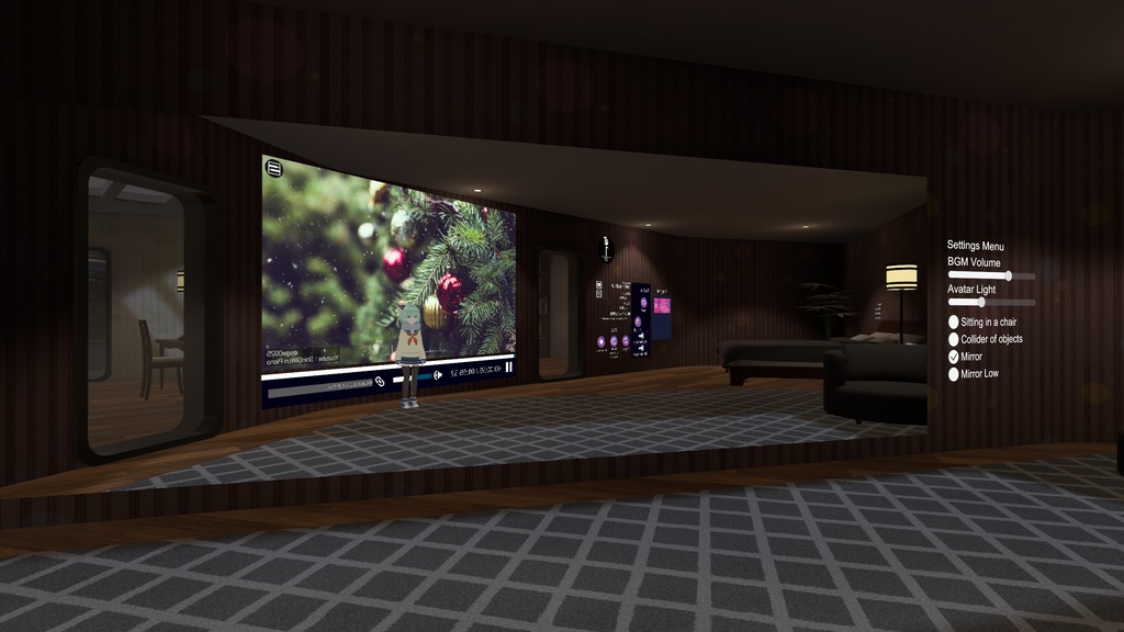 【無料版あり】VRC向けワールドプレハブ「六角形のおうちキット」