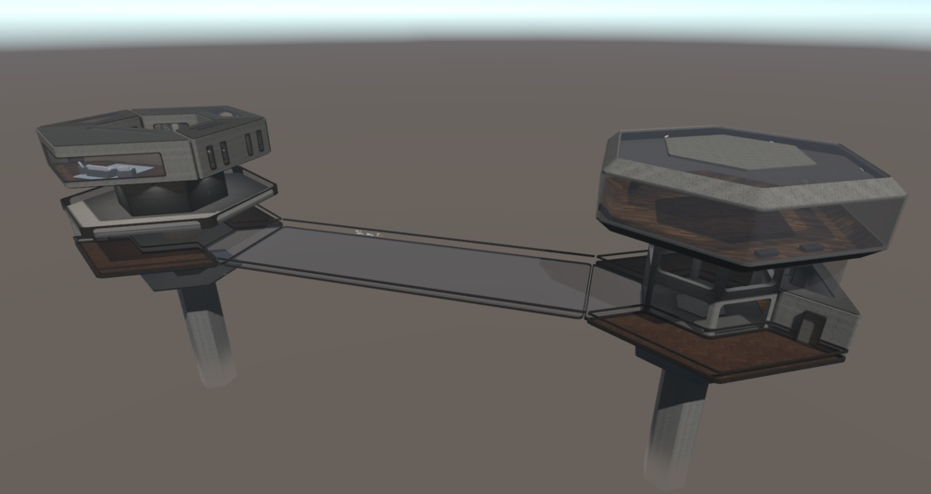 【無料版あり】VRC向けワールドプレハブ「六角形のおうちキット」