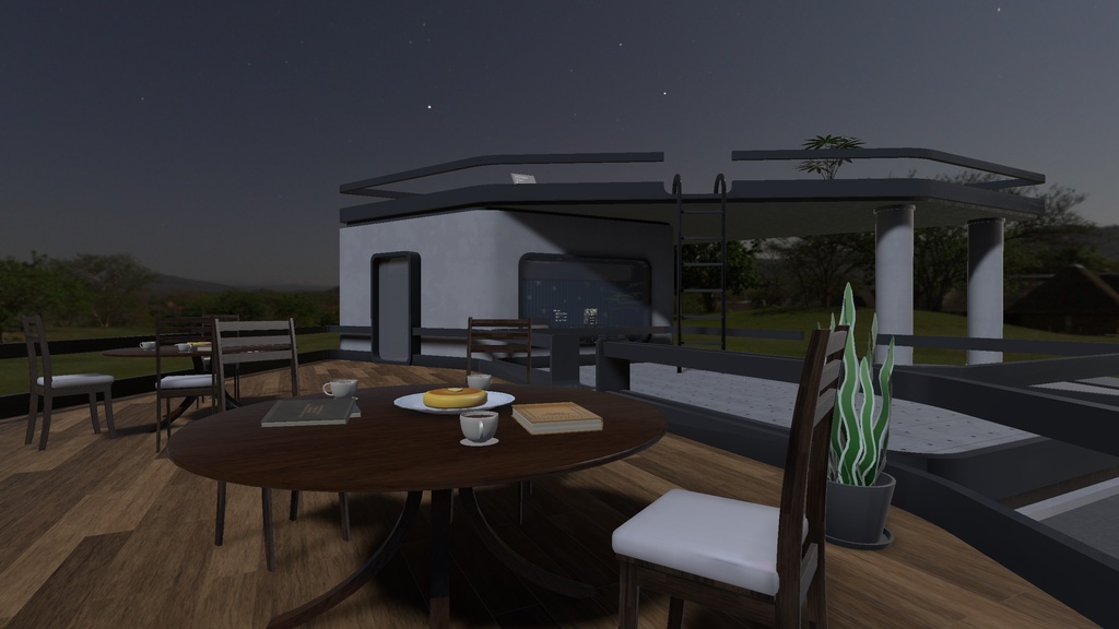 【無料版あり】VRC向けワールドプレハブ「六角形のおうちキット」