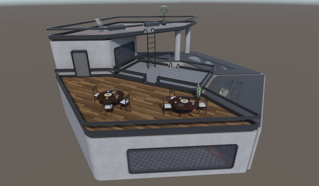 【無料版あり】VRC向けワールドプレハブ「六角形のおうちキット」