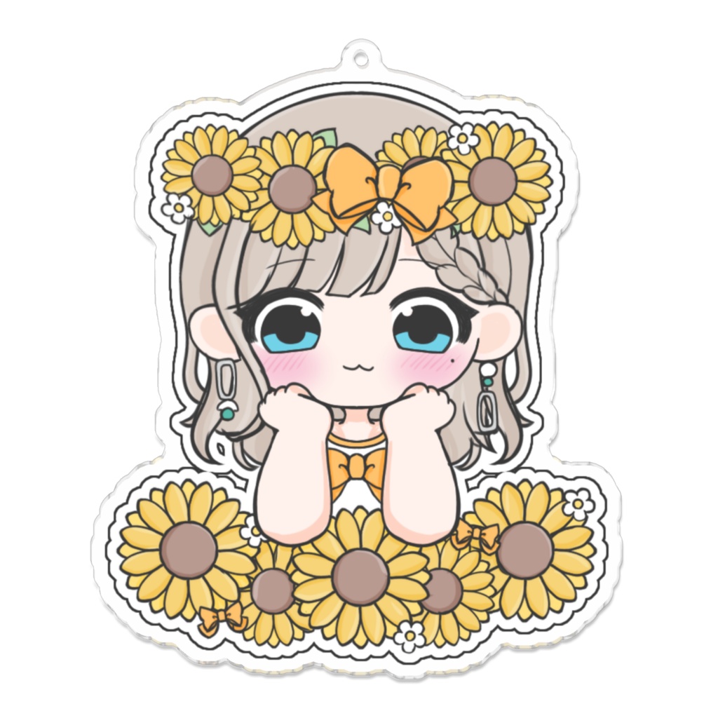 お花がいっぱいアクキー