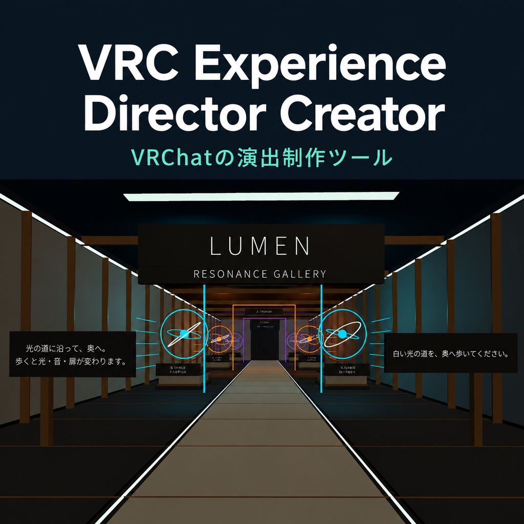 VRC Experience Director Creator【VRChatワールド制作ツール】