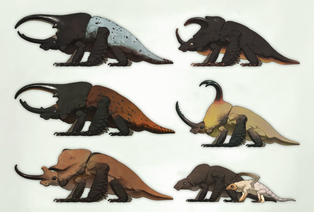 ドラゴン大図鑑 カブトドラゴン アクリルスタンド&ポストカード(全2種)