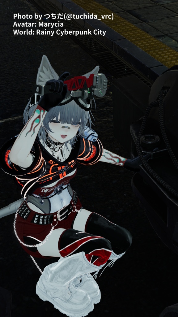 【無償版有り・VRC想定】"Rockstar" Tattoo Texture【4avatar】