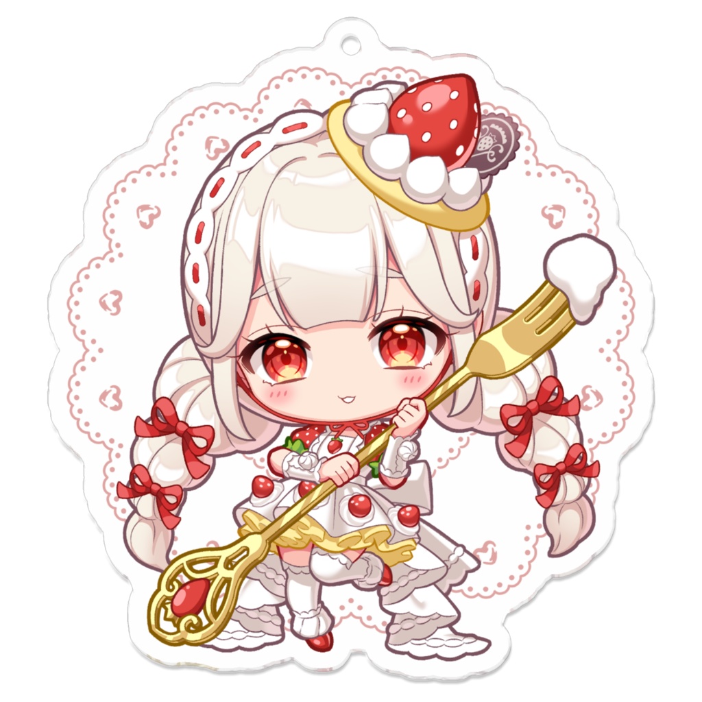 ショートケーキちゃん【アクリルキーホルダー】