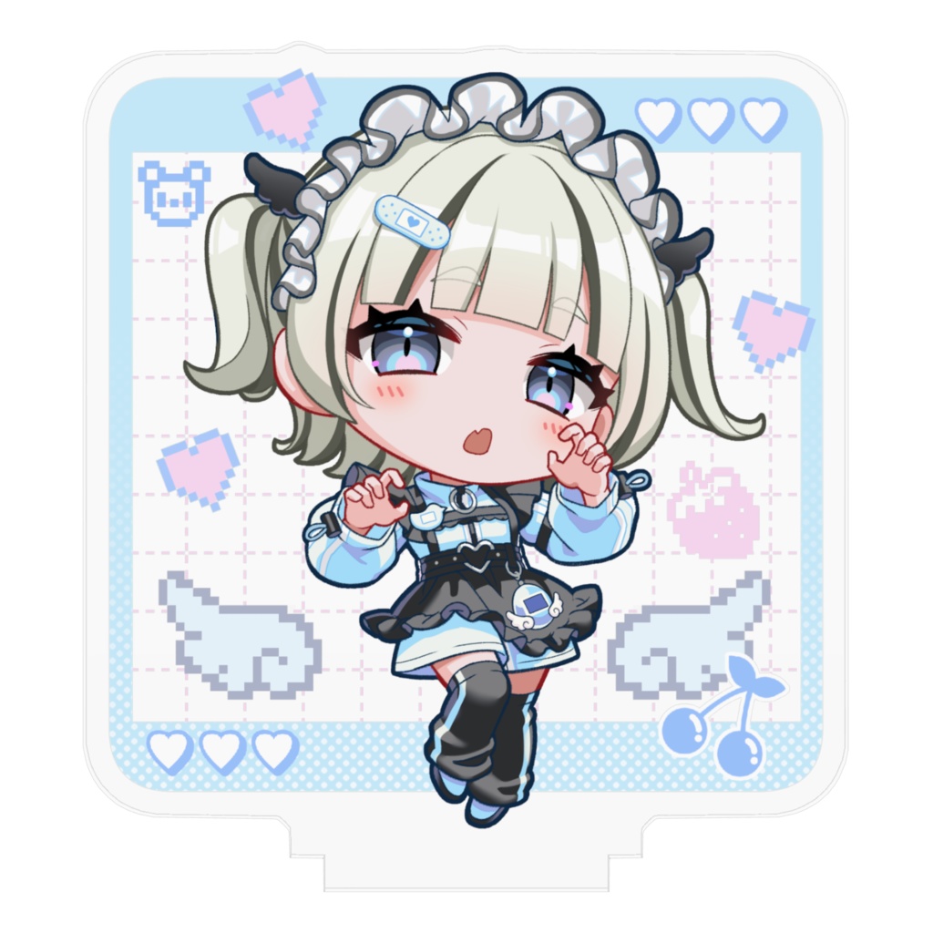 水色ジャージメイド【アクリルフィギュア】