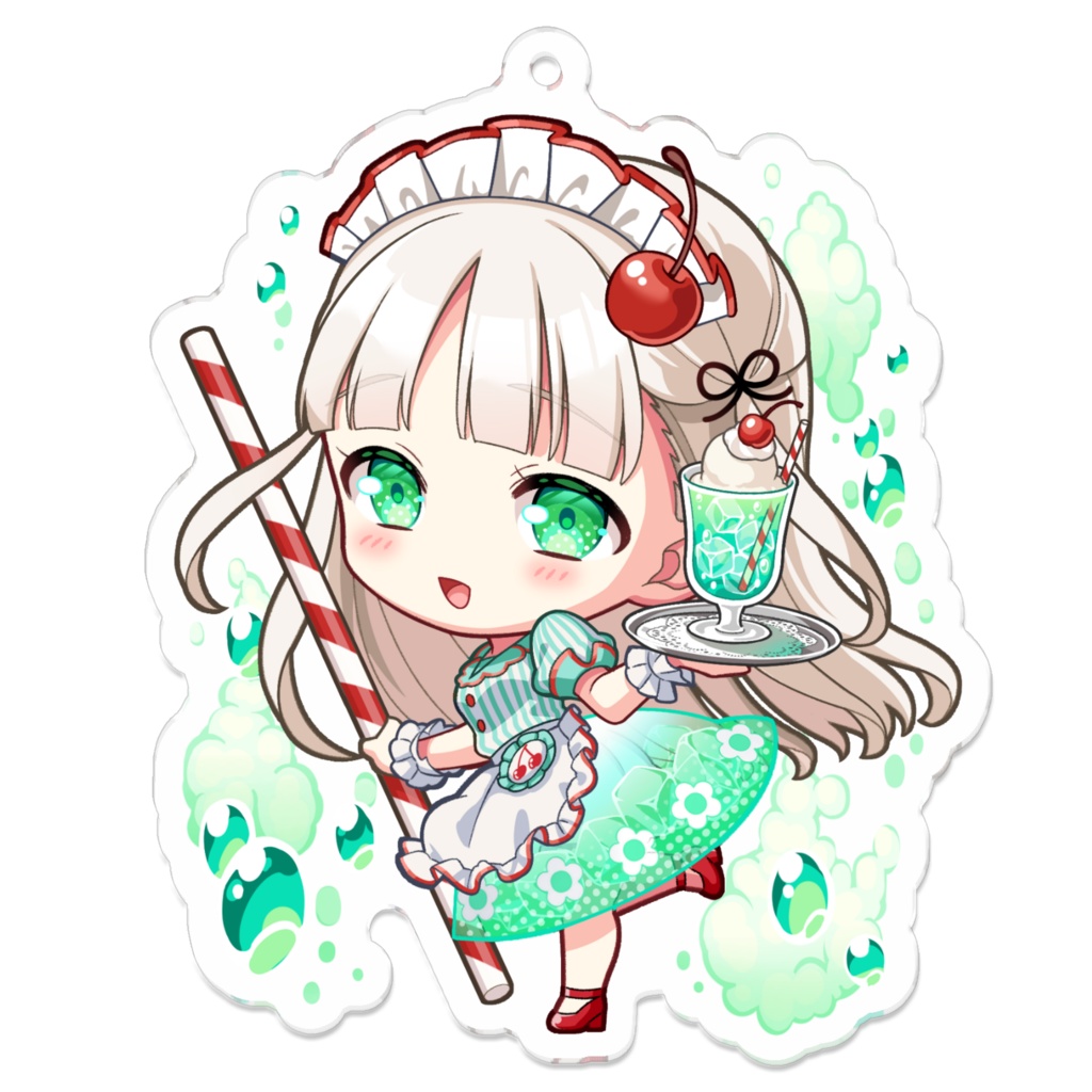 メロンソーダちゃん【アクリルキーホルダー】