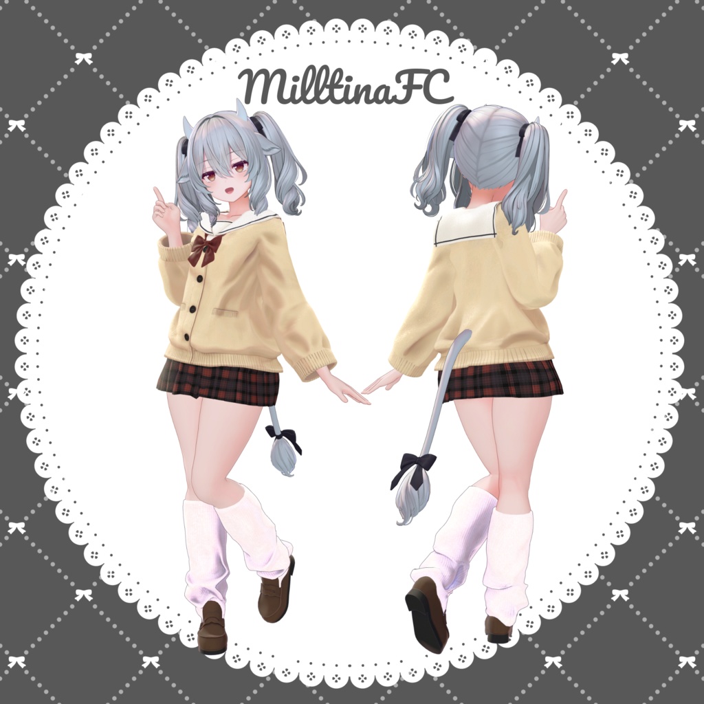 【FREE】6アバター対応 セーラーカーディガン