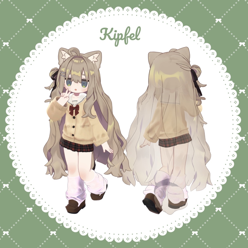 【FREE】6アバター対応 セーラーカーディガン