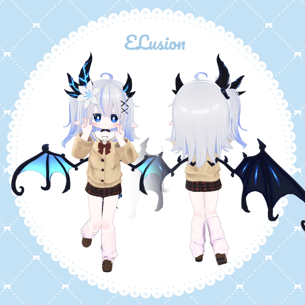 【FREE】6アバター対応 セーラーカーディガン