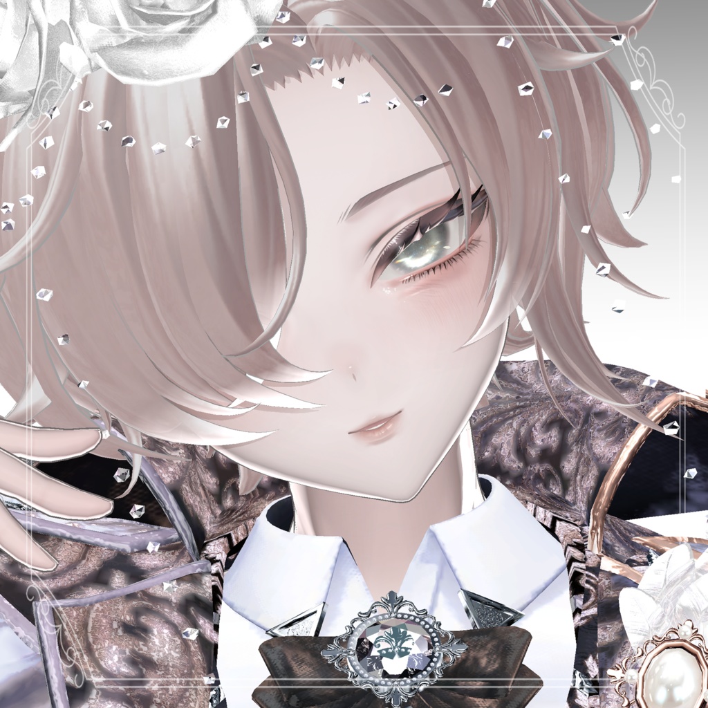 【墨惺 bokusei 対応】Makeup & Eyes texture 10collar 病みメイク