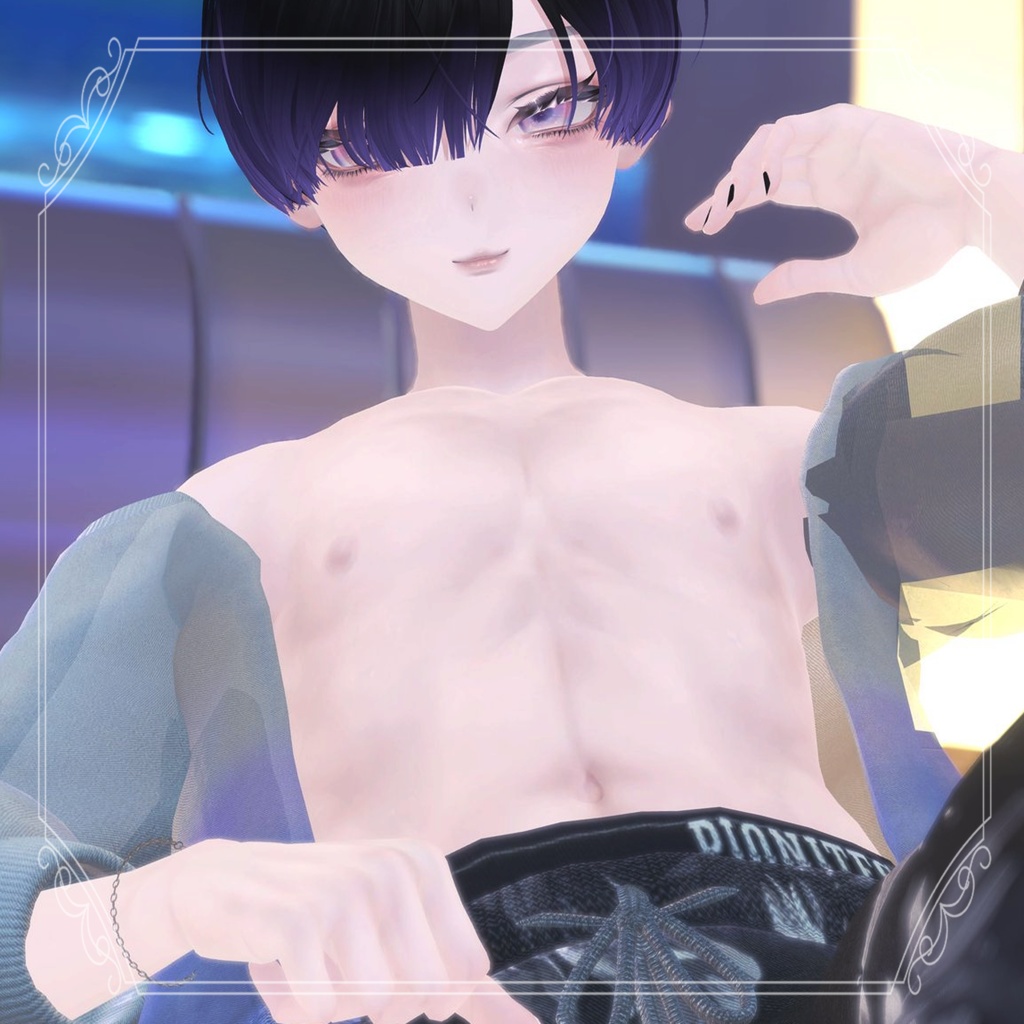 【墨惺 bokusei 対応】腹筋 texture Ooreオオレ産make texture対応