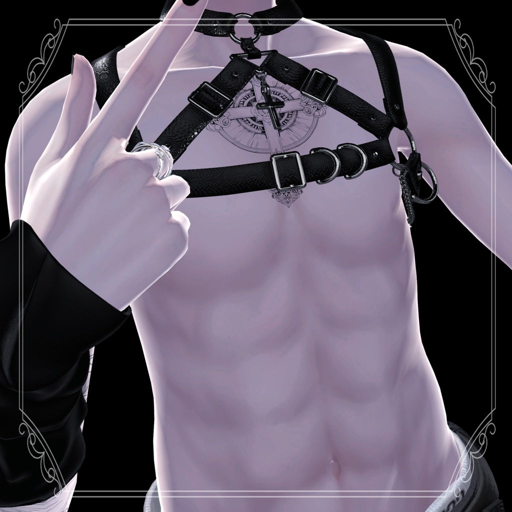 【墨惺 bokusei 対応】腹筋 texture Ooreオオレ産make texture対応