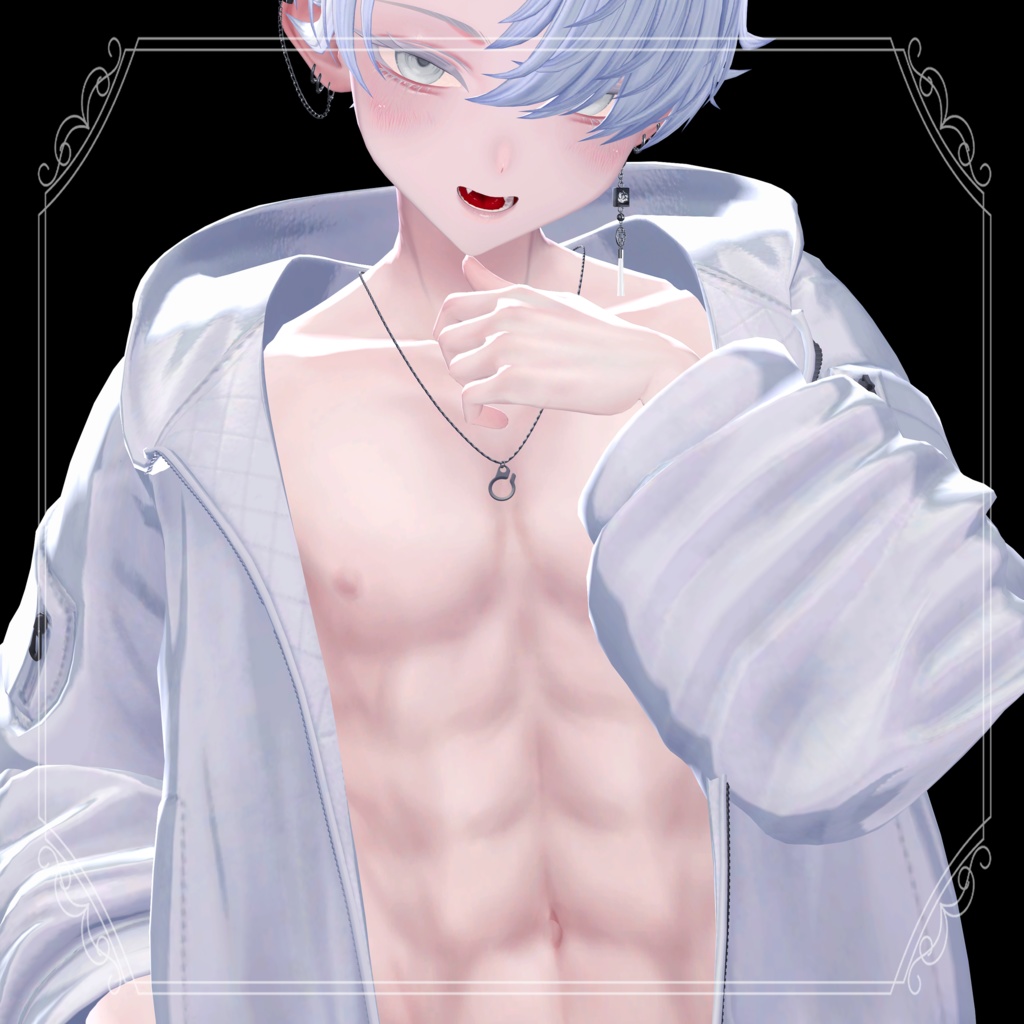 【墨惺 bokusei 対応】腹筋 texture Ooreオオレ産make texture対応