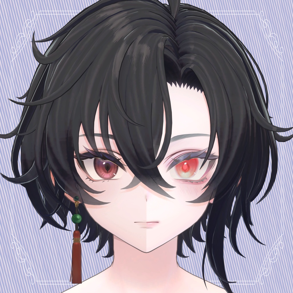 【墨惺 bokusei 対応】Makeup & Eyes texture 9collar うさぎピンクメイク