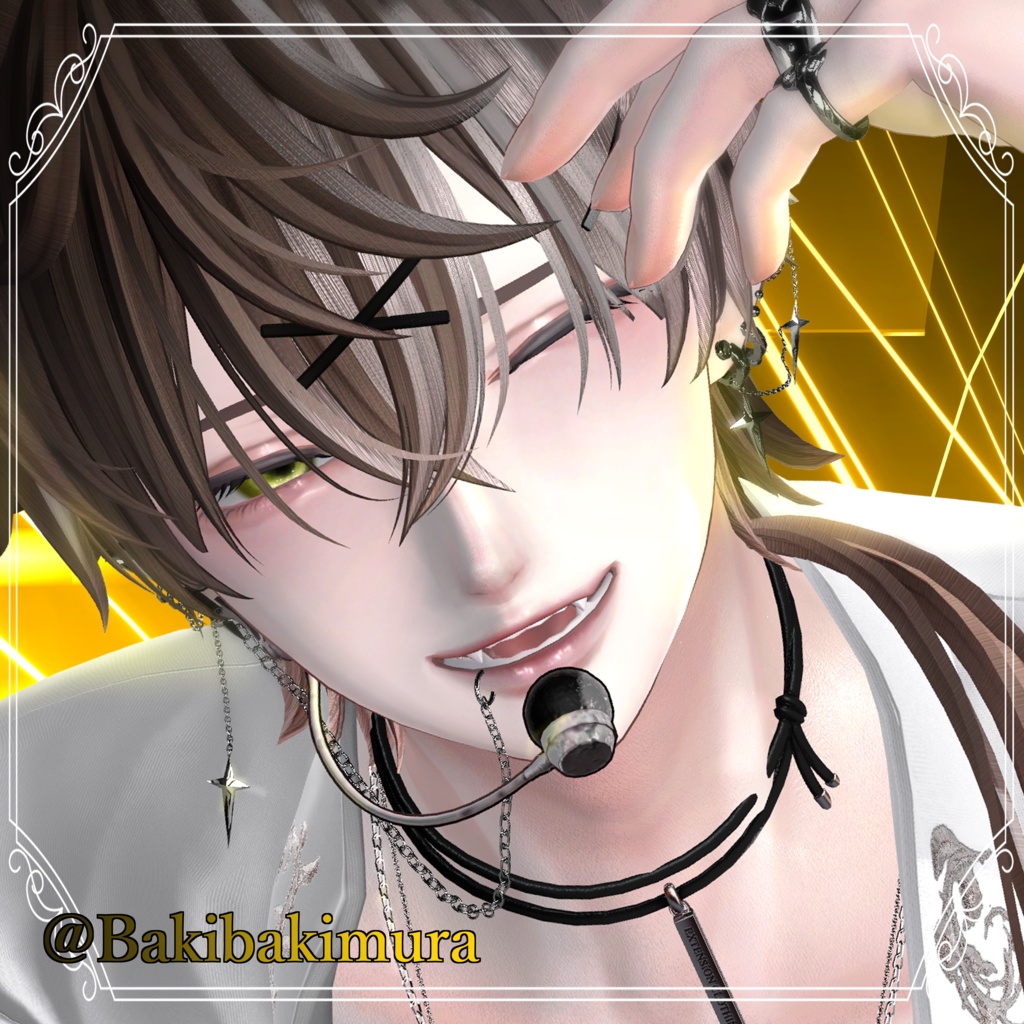 【水瀬対応】Makeup & Eyes texture 60collar +ペア用pose アイドルメイク