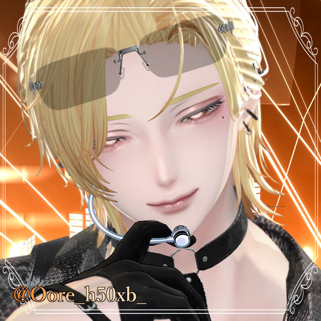 【水瀬対応】Makeup & Eyes texture 60collar +ペア用pose アイドルメイク