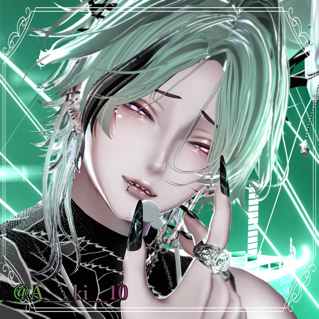 【水瀬対応】Makeup & Eyes texture 60collar +ペア用pose アイドルメイク