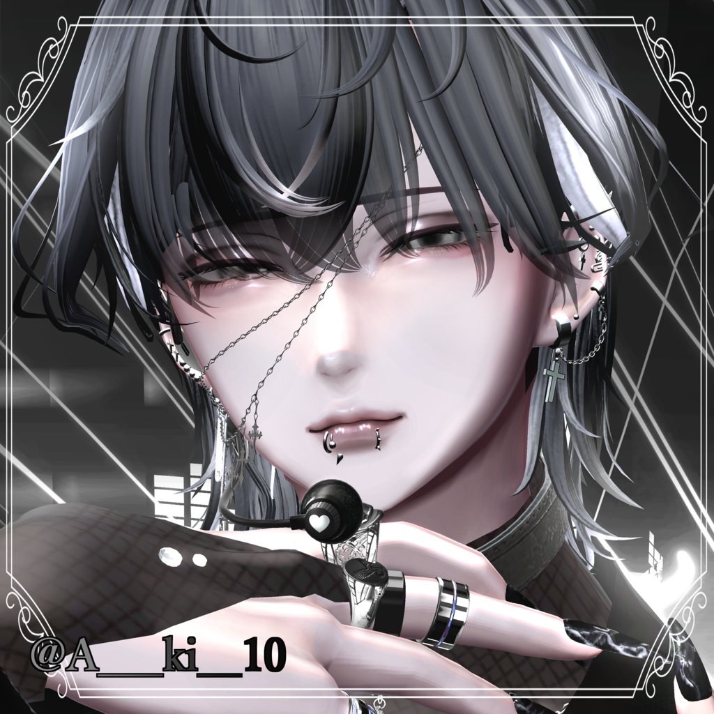 【水瀬対応】Makeup & Eyes texture 60collar +ペア用pose アイドルメイク