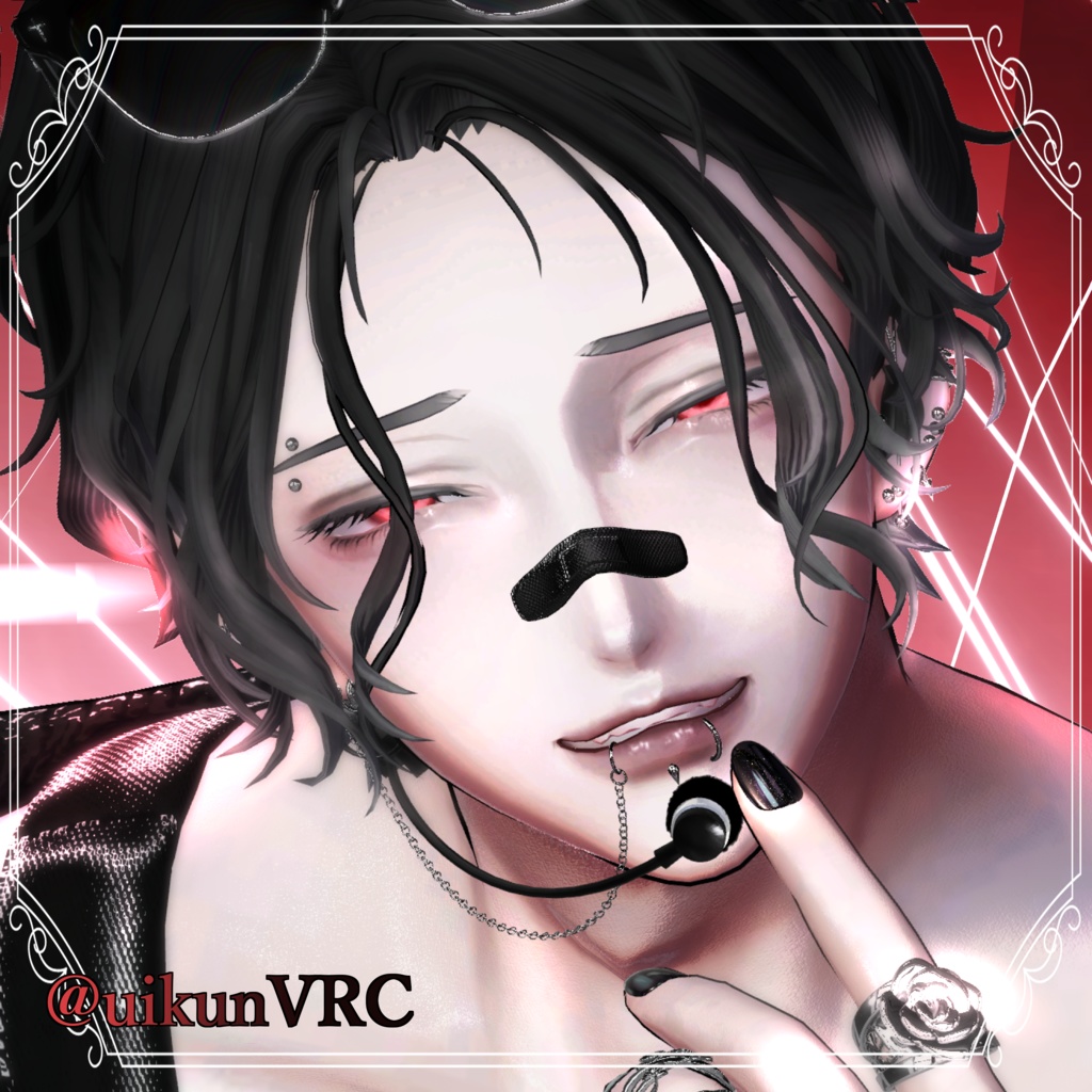 【水瀬対応】Makeup & Eyes texture 60collar +ペア用pose アイドルメイク