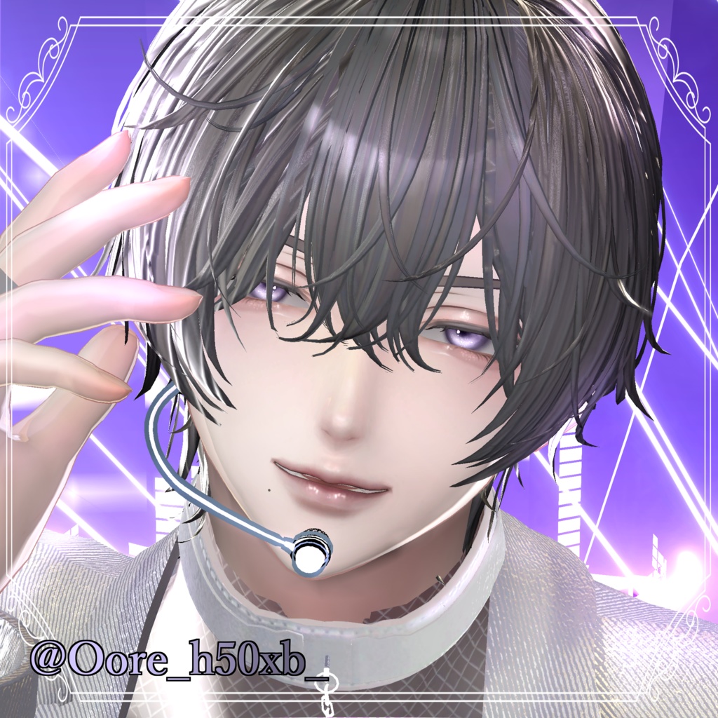 【水瀬対応】Makeup & Eyes texture 60collar +ペア用pose アイドルメイク
