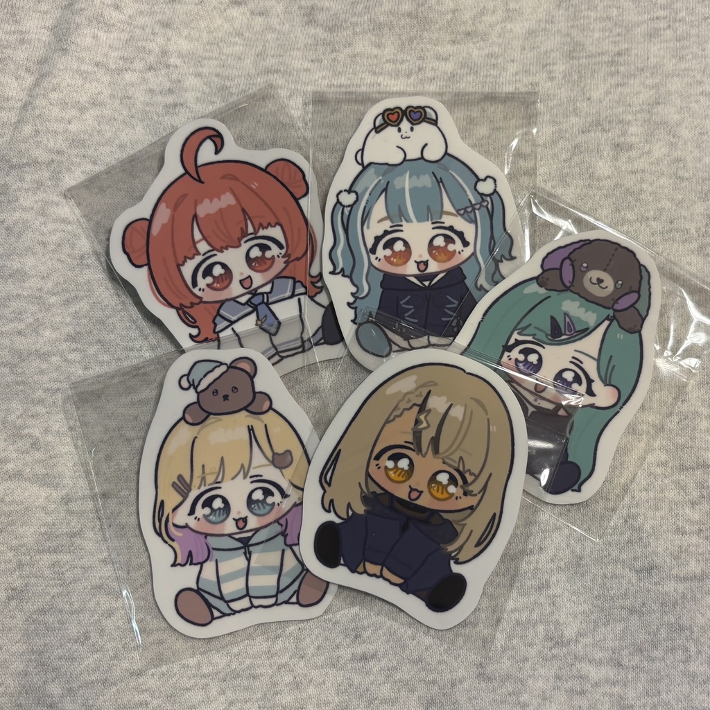 おすわりぶいすぽステッカー