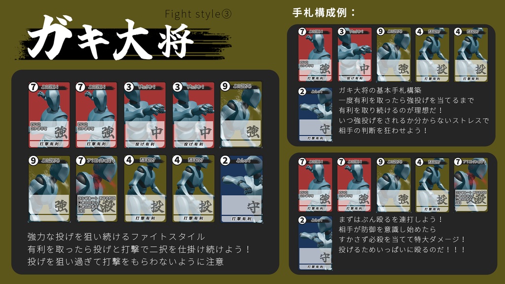格ゲー"風"じゃんけんカードゲーム The Fight Style