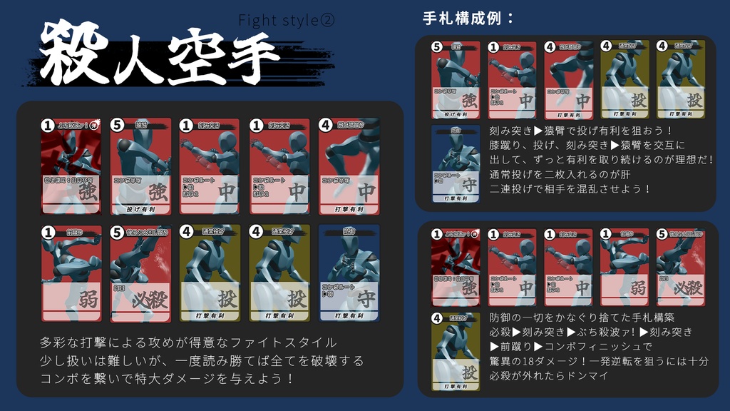 格ゲー"風"じゃんけんカードゲーム The Fight Style