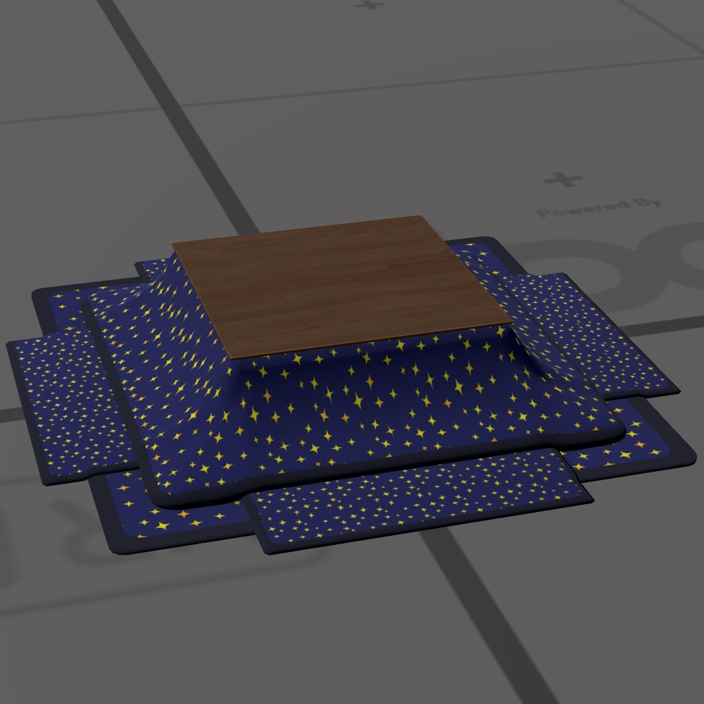 めくれる!PhysBoneこたつ