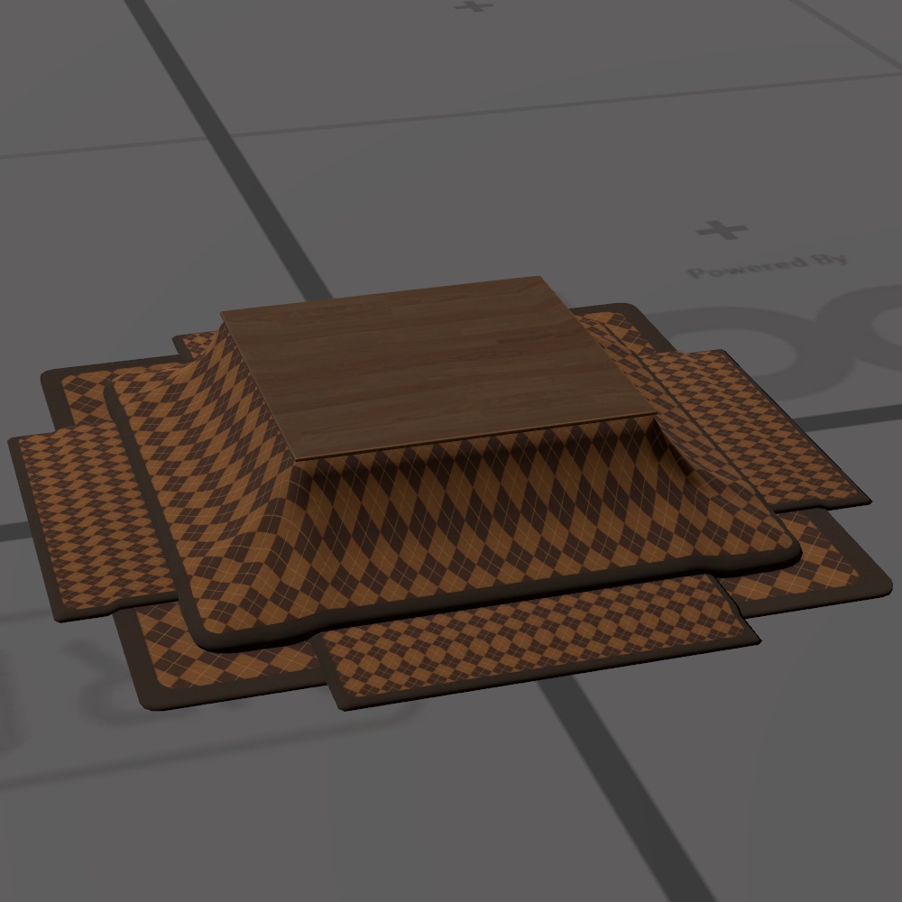 めくれる!PhysBoneこたつ