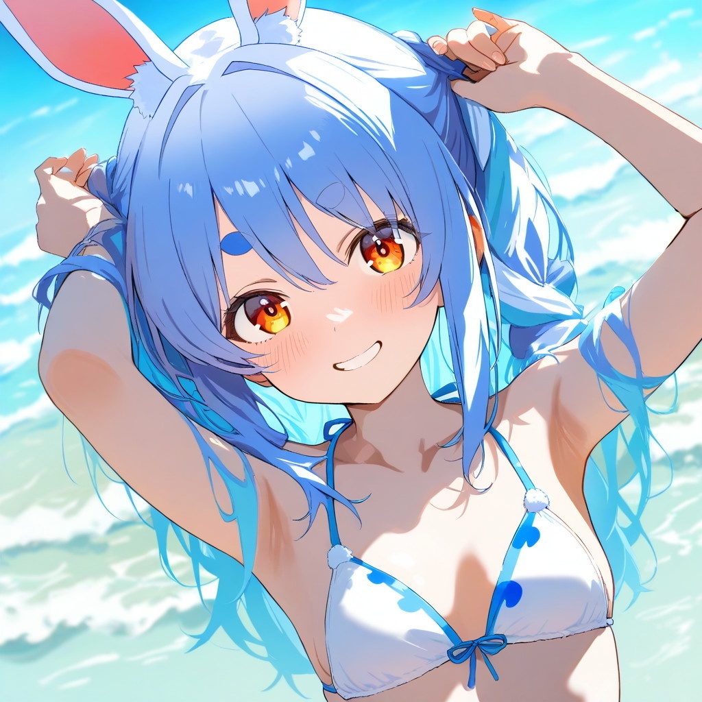 ぺこら 水着イラスト