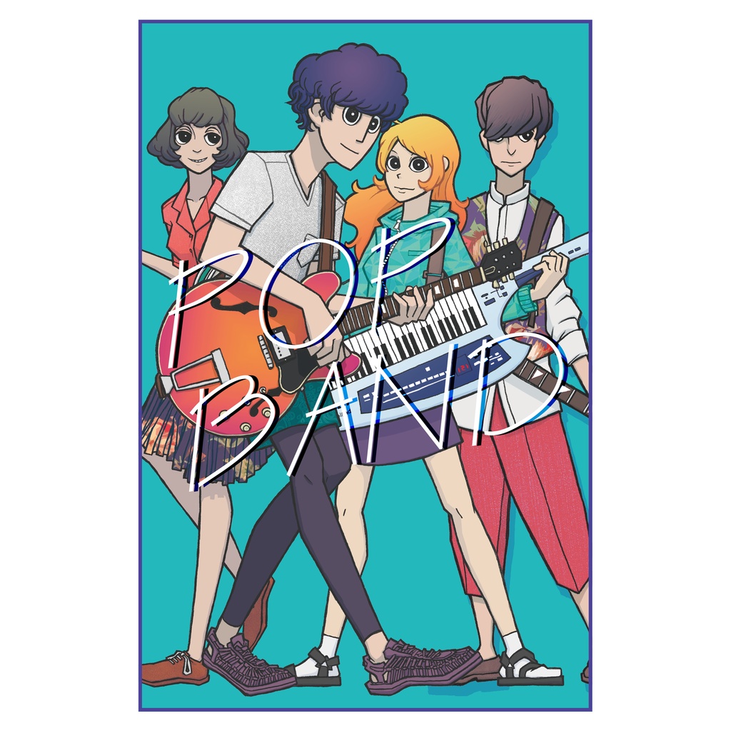 イラストカードセット『POPBAND』