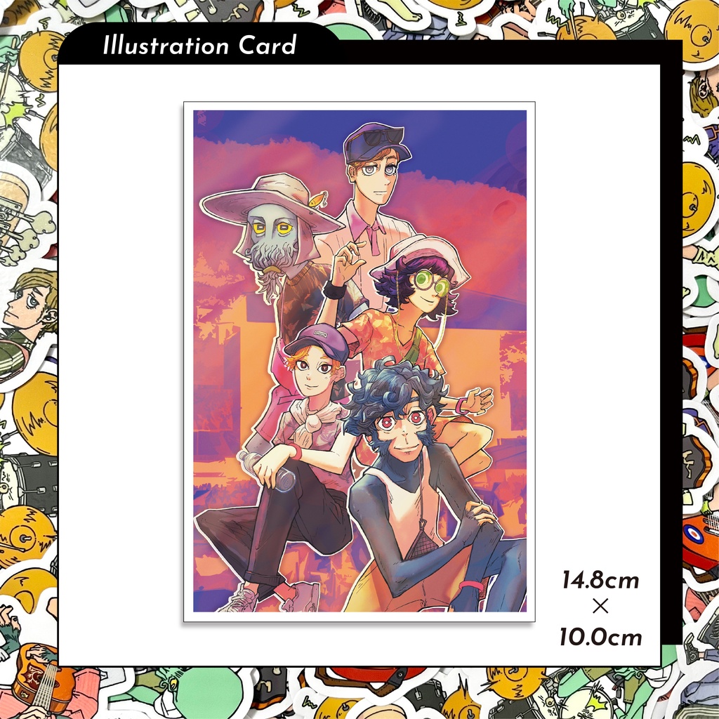 - Summer2021 - ILLUSTRATION CARD [10cm×14.8cm] 