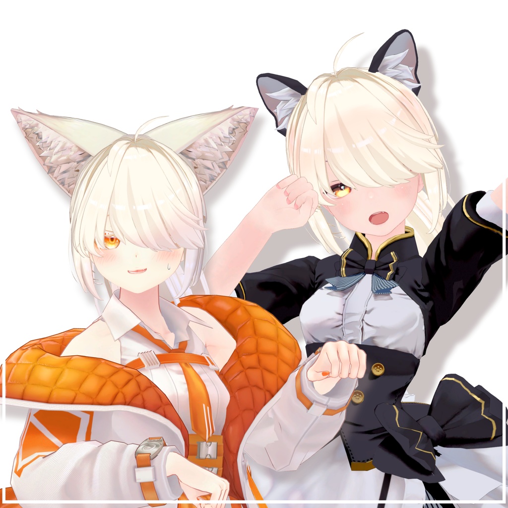 メカクレポニーテール【ミュリシア・ネコメイド対応】